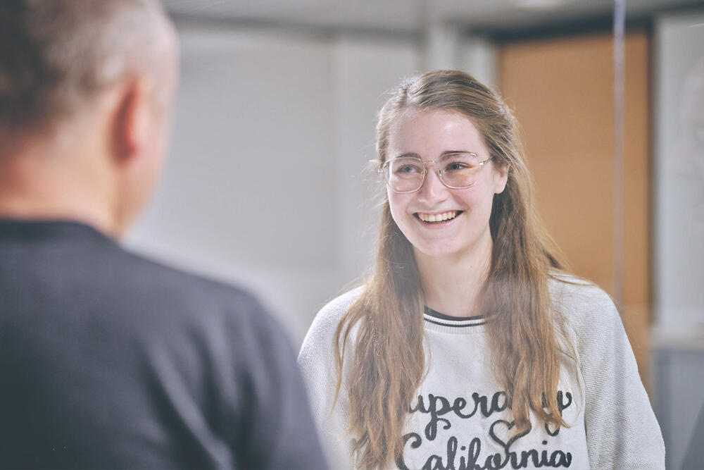 Talent coach aan het werk bij WAAK