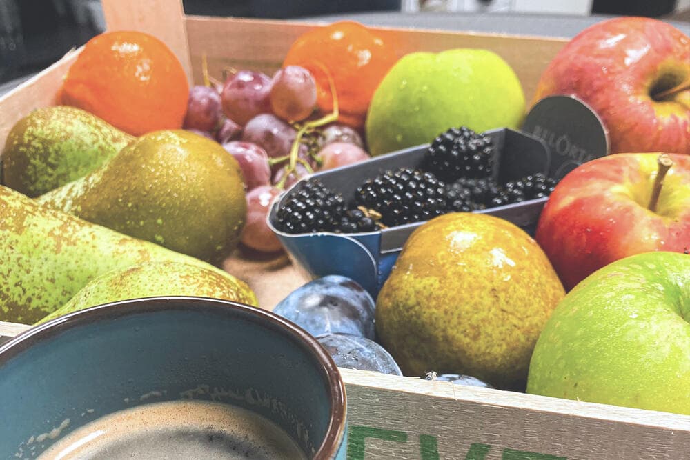 WAAK fruit op het werk