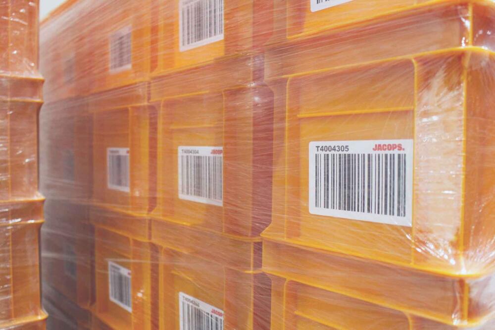 WAAK verpakkingswerk bestickert opslagboxen JACOPS