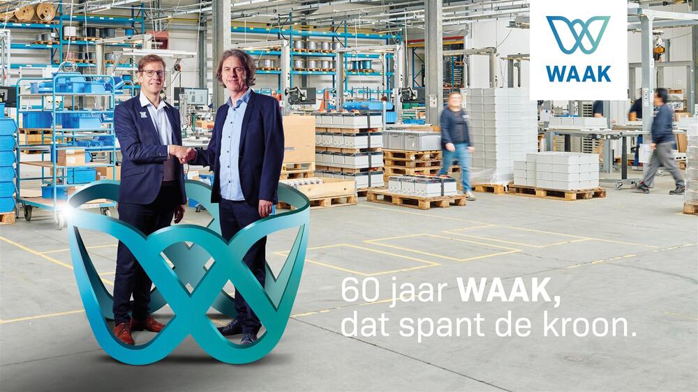 Tim Vannieuwenhuyse van WAAK en Francis Devisch van Groep Maatwerk