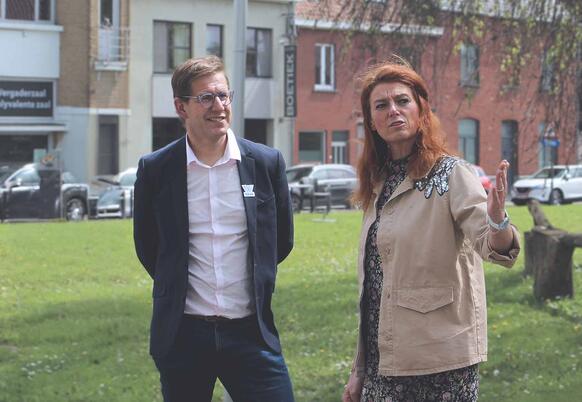 WAAK en Burgemeester Ruth Vandenberghe van Stad Kortrijk