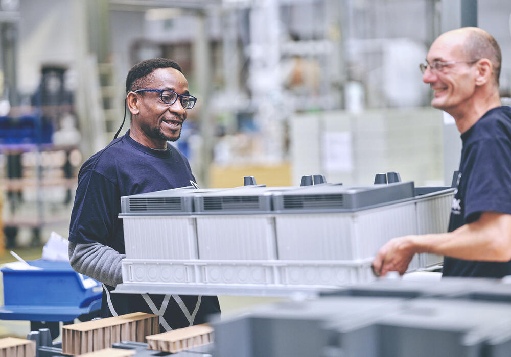 Tellerbatterij Fluvius geassembleerd door maatwerkers van WAAK