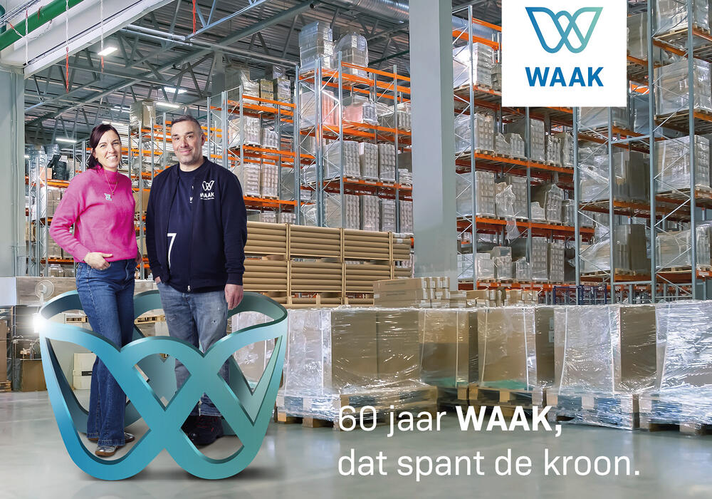 Campagnebeeld voor 60 jaar WAAK 60 jaar WAAK campagnebeeld