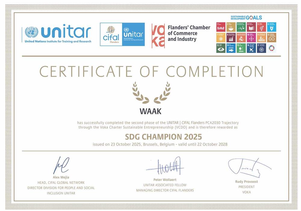 WAAK SDG Champion 2025-2026