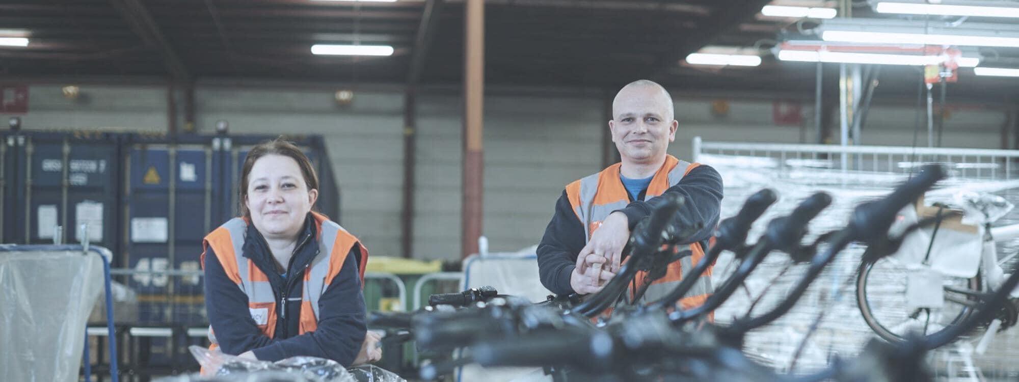 WAAK assembleert de elektrische fietsen van Bizbike