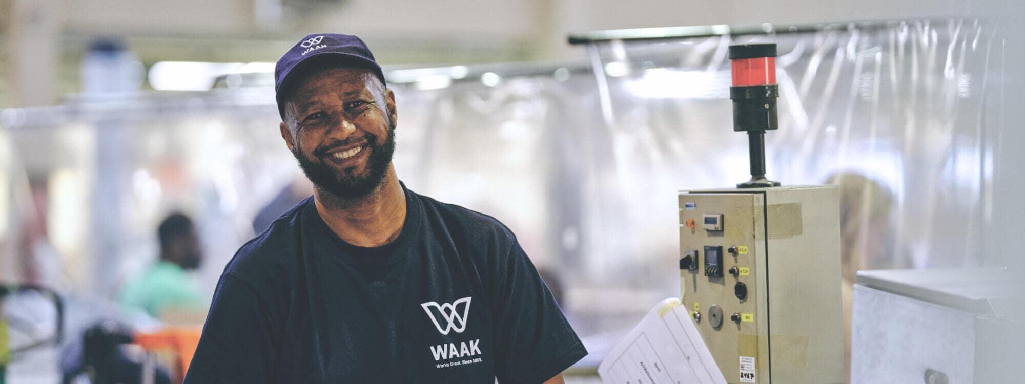 WAAK plastic assembly employee