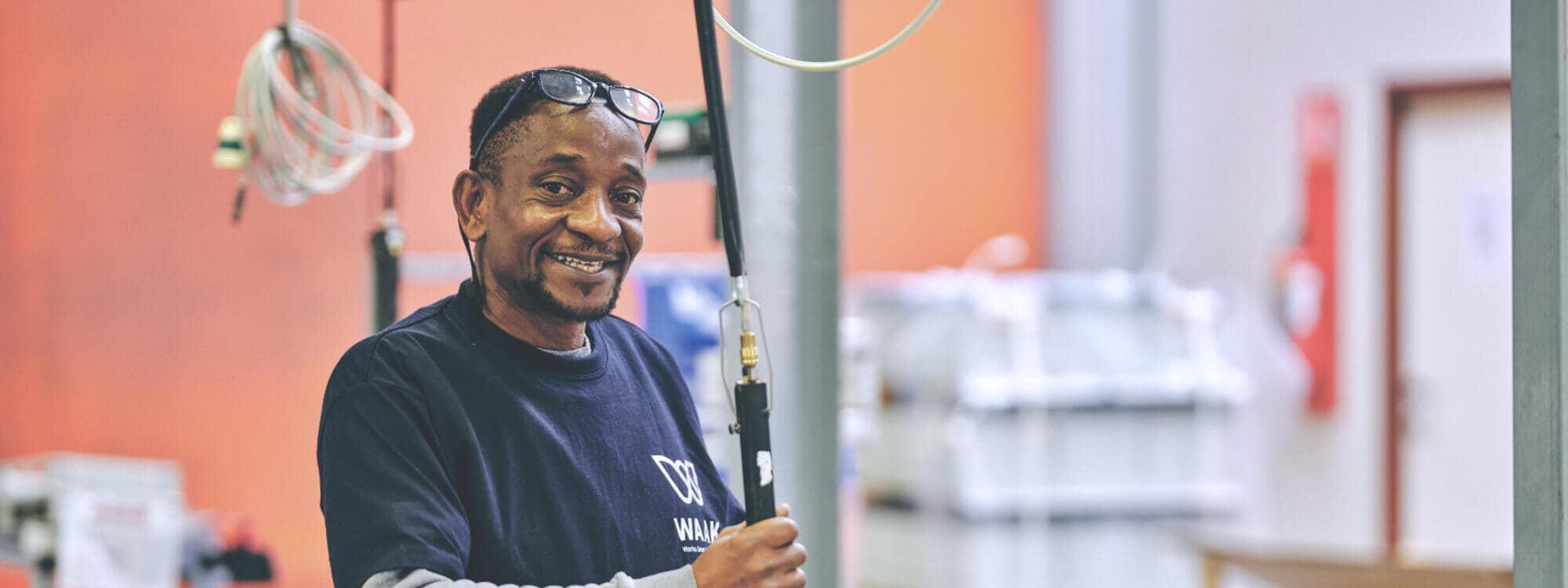 WAAK employee - Fluvius assembly smart meters